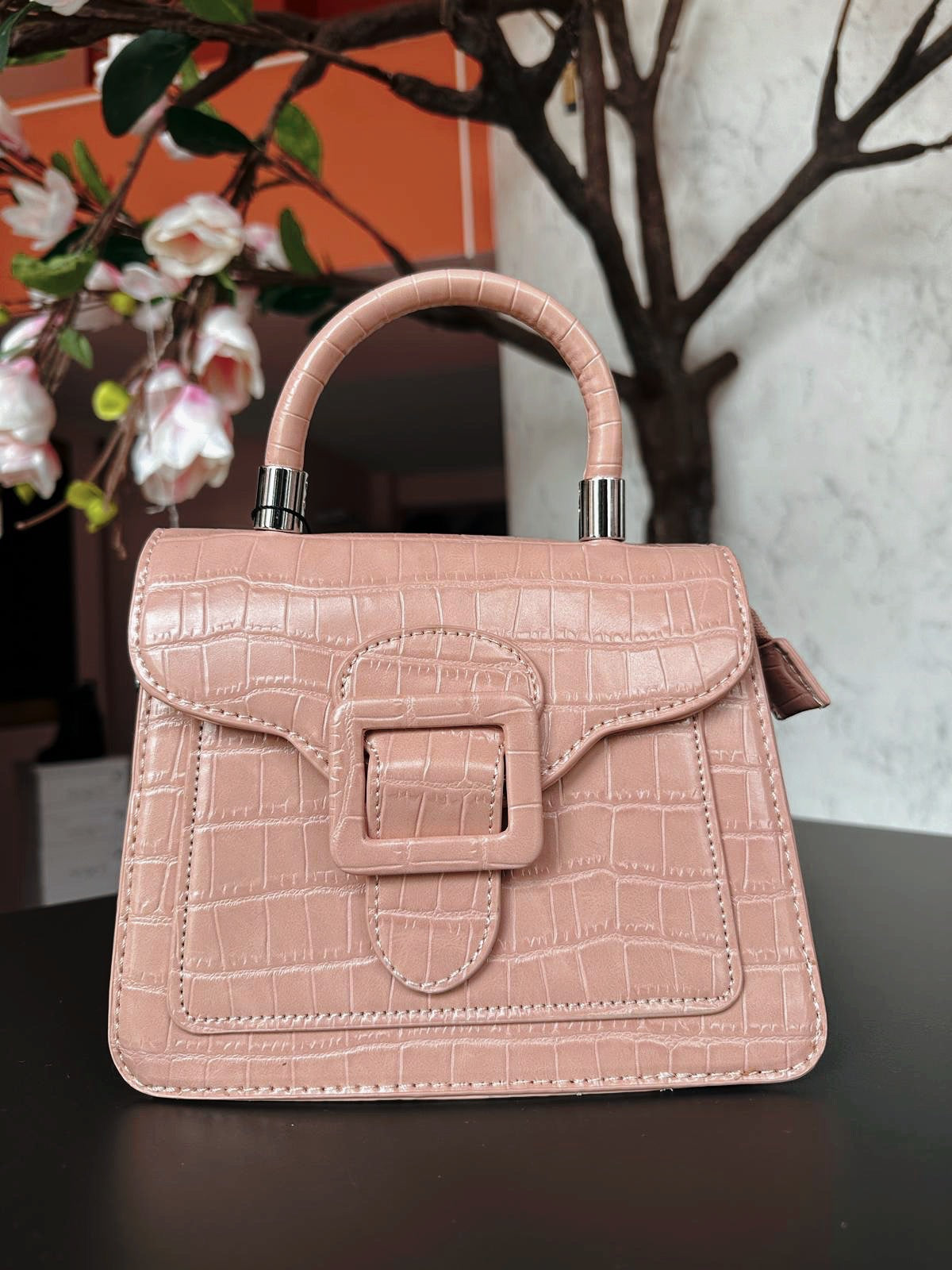 Sac rose poudré Elsa